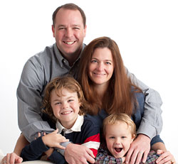 Patrick Flynn and family